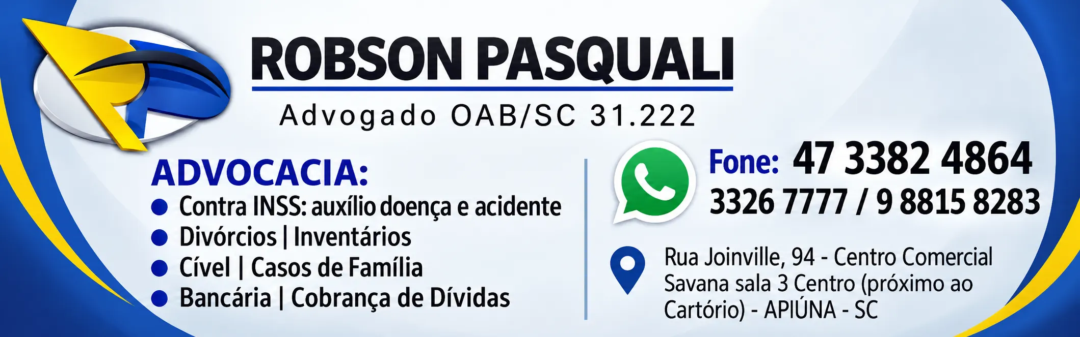 Anúncio de ROBSON PASQUALI