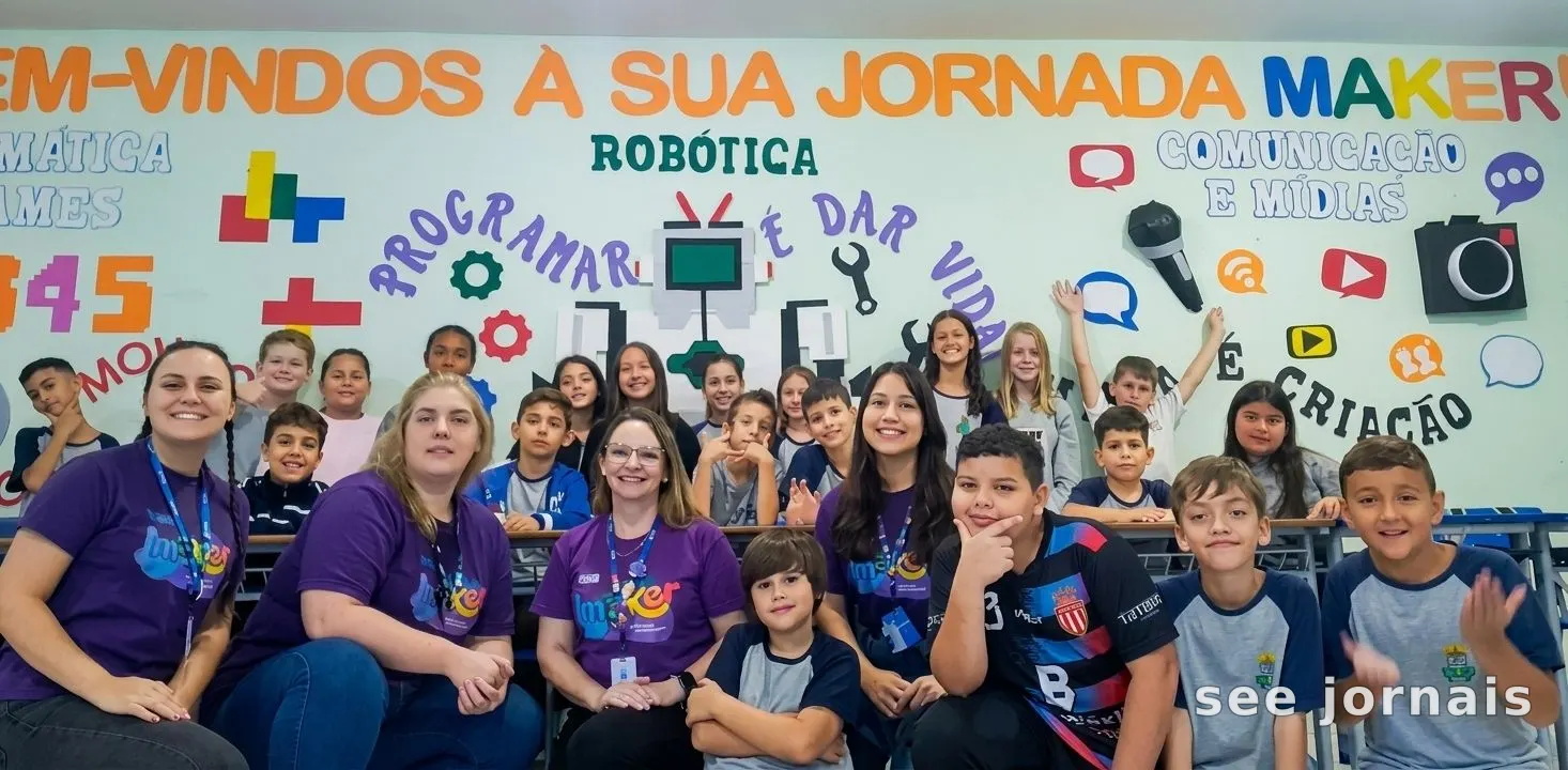 Apiúna inicia contraturno escolar com parceria do SESI/SENAI