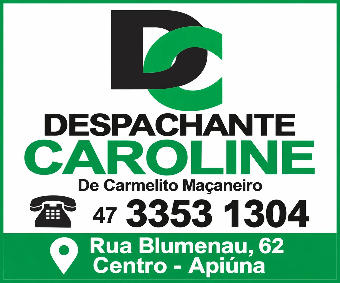 Anúncio de DESPACHANTE CAROLINE