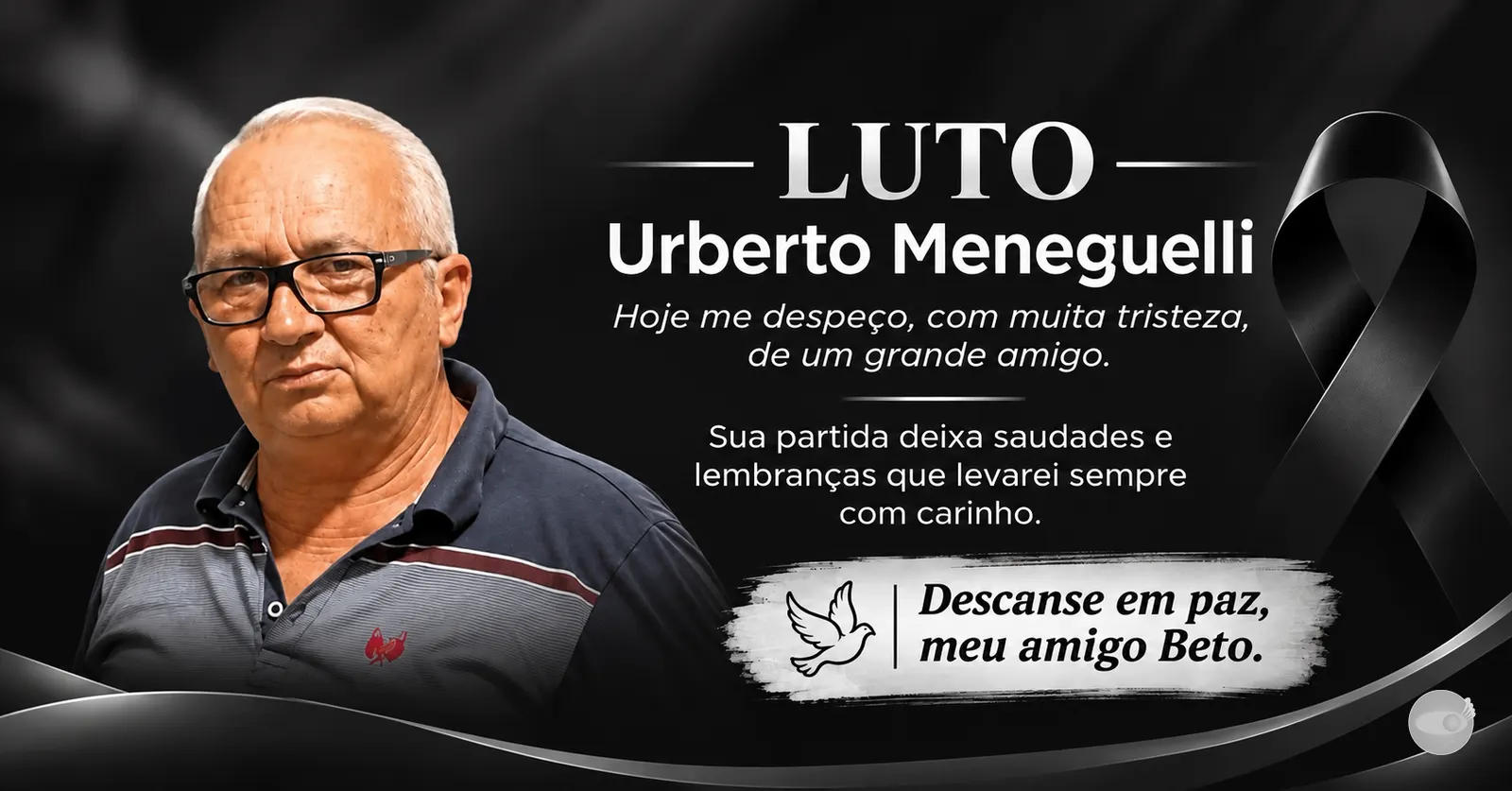 Capela Mortuária de Apiúna recebe velório de Urberto Meneguelli neste sábado