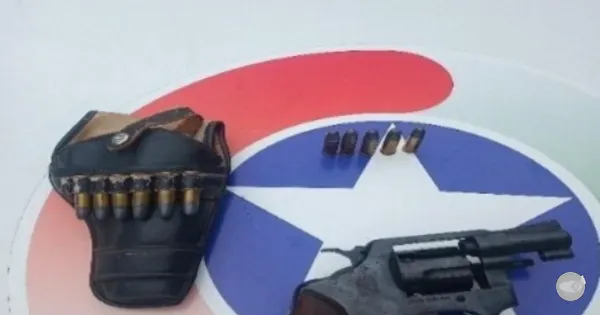 homem de 58 anos é preso com revólver durante fiscalização em Ascurra