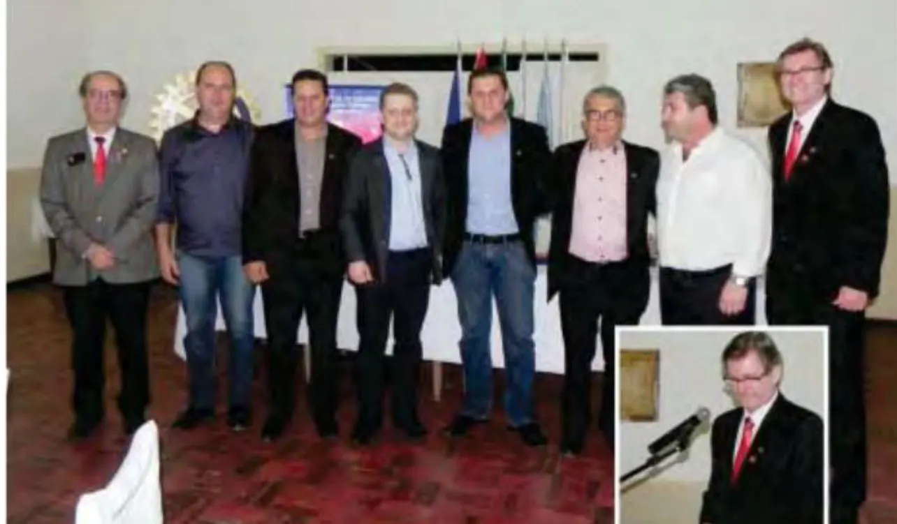 Governador do Rotary visita Ascurra