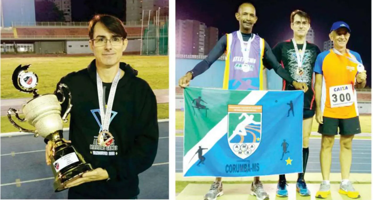 Parabéns ao atleta Jerry E. da Costa por suas conquistas
