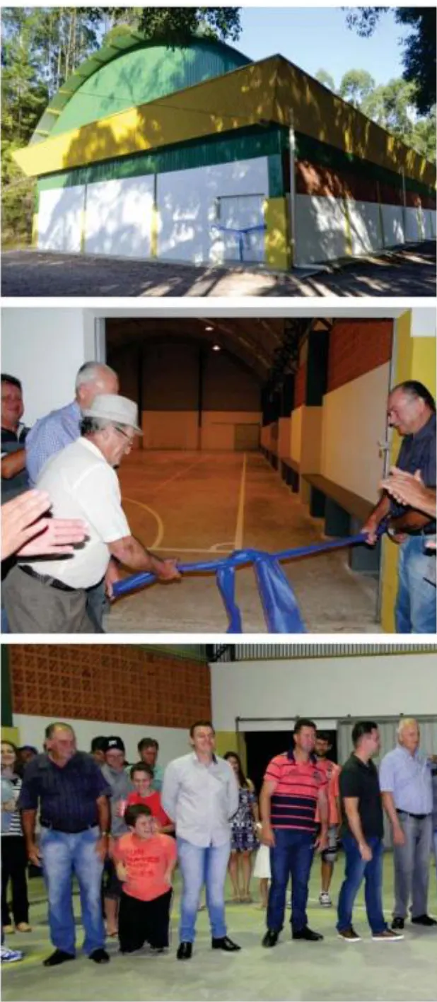 Quadra Coberta é inaugurada na localidade de Santa Rosa