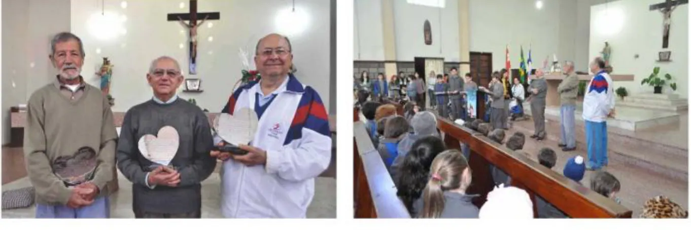 Alunos Homenageiam Sacerdotes Salesianos