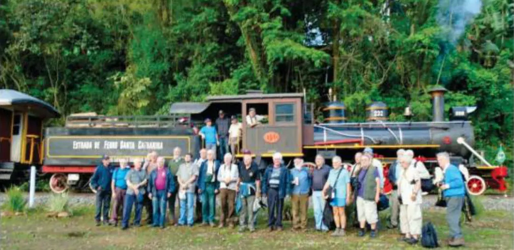 Ingleses visitam o Trem de Subida