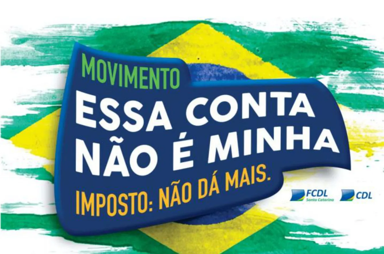 FCDL/SC lança movimento contra mais impostos