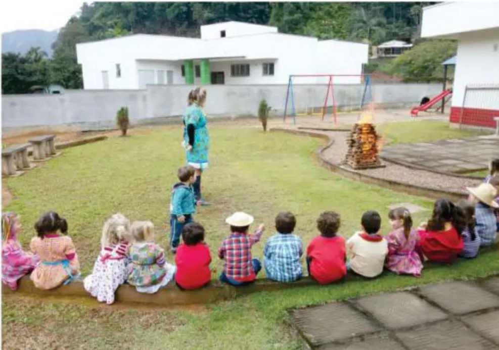 Festa Junina encanta as crianças do CEI Sonho Encantado de Subida