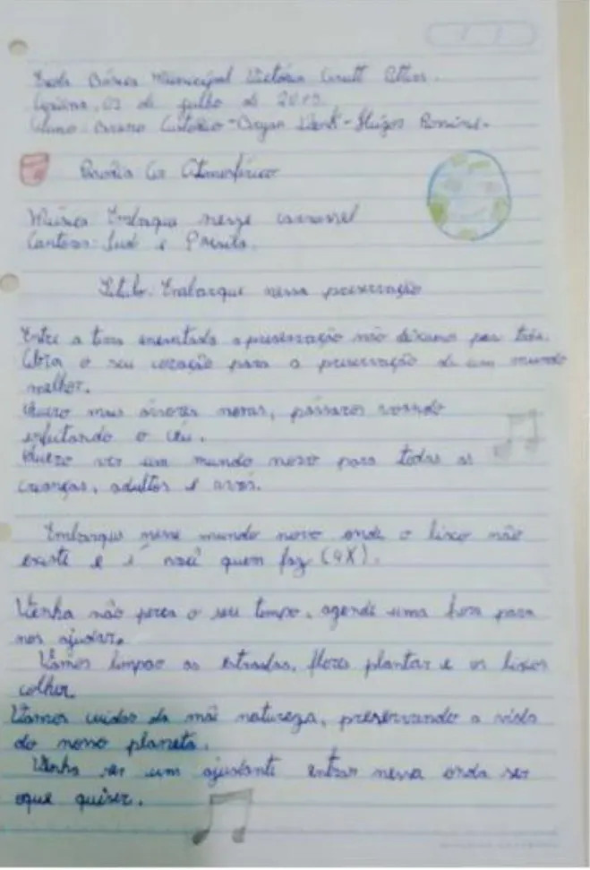 Paródia na escola
