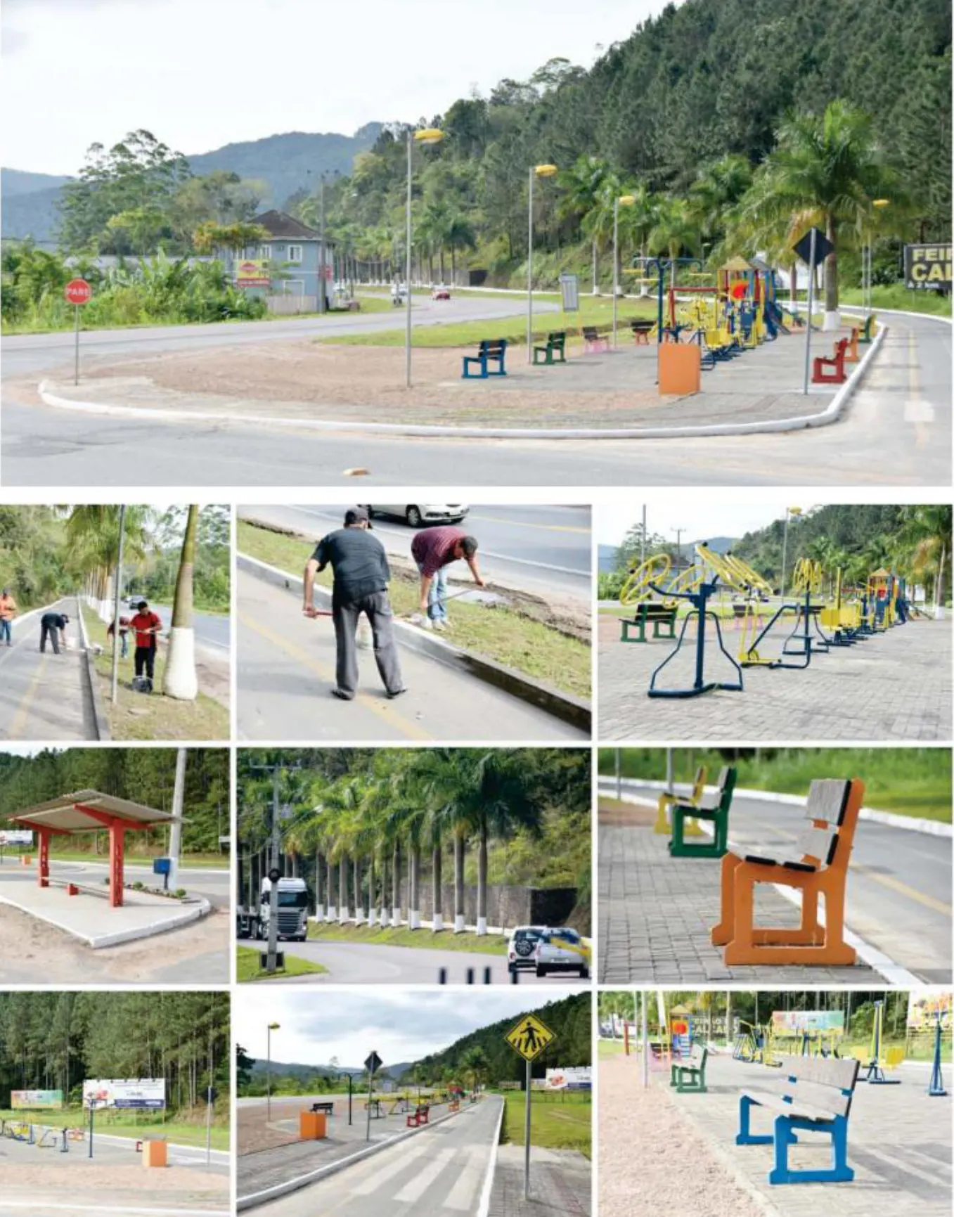 Trabalhos de revitalização da área de lazer do Basílio e Ciclovia foram nalizados