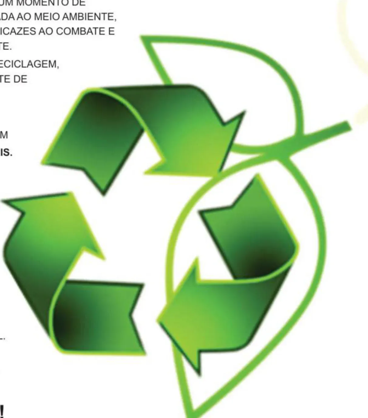Reciclar é preciso!
