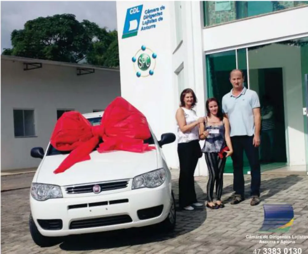 CDL de Ascurra entrega mais um automóvel zero quilômetro