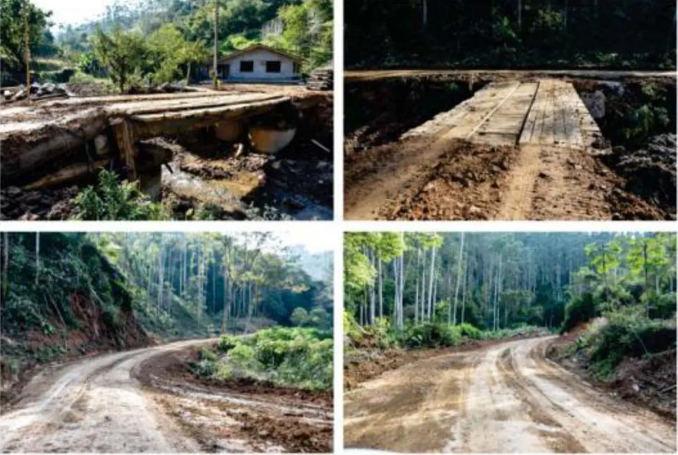 Secretaria de obras finaliza construção de duas pontes e revitaliza a malha viária