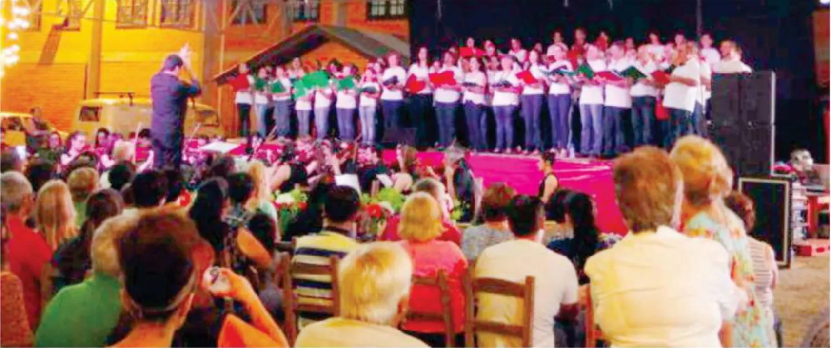 Vila de Natal, atrativo do Natal Trentino em Ascurra, atrai e agrada grande público