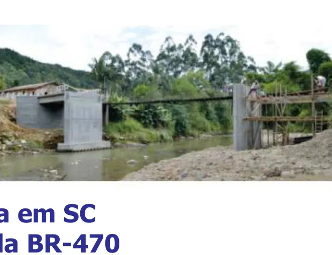 Comunidade recebe nova ponte