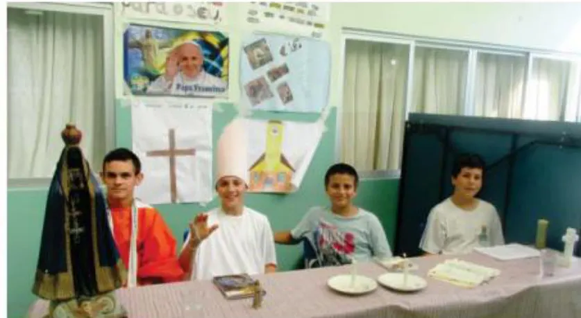 Feira das Religiões na Escola Básica Professor Wadislau Schmidt