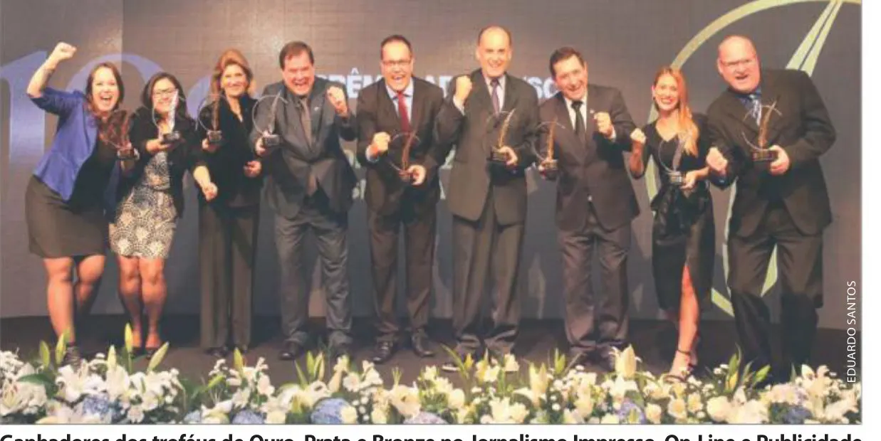 Os vencedores do Prêmio Adjori/SC de Jornalismo
