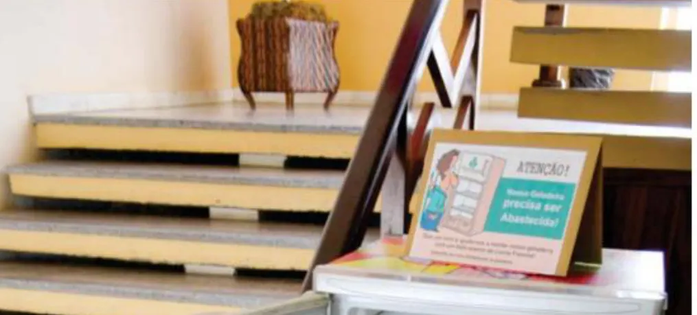 Geloteca itinerante para leitura comunitária