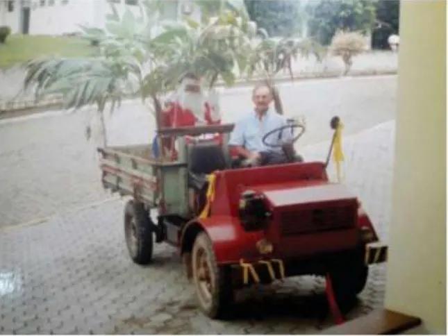 Ivo Mondini e Carlinho Pinho nos passeios de Natal.