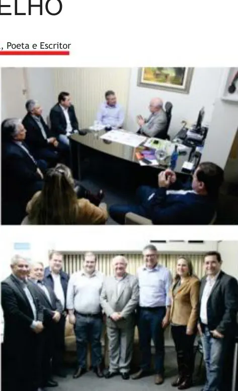Diretoria executiva da Adjori/SC recebe autoridades do Estado