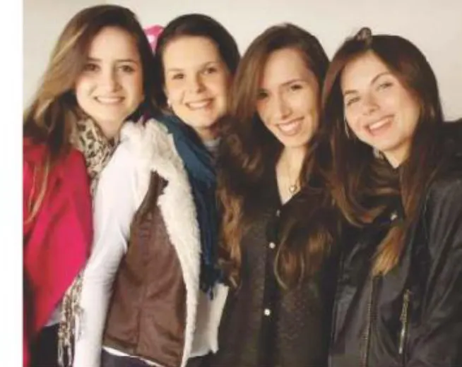 “Desejamos boa viajem a Nathália Andreani e Danielle Prada…