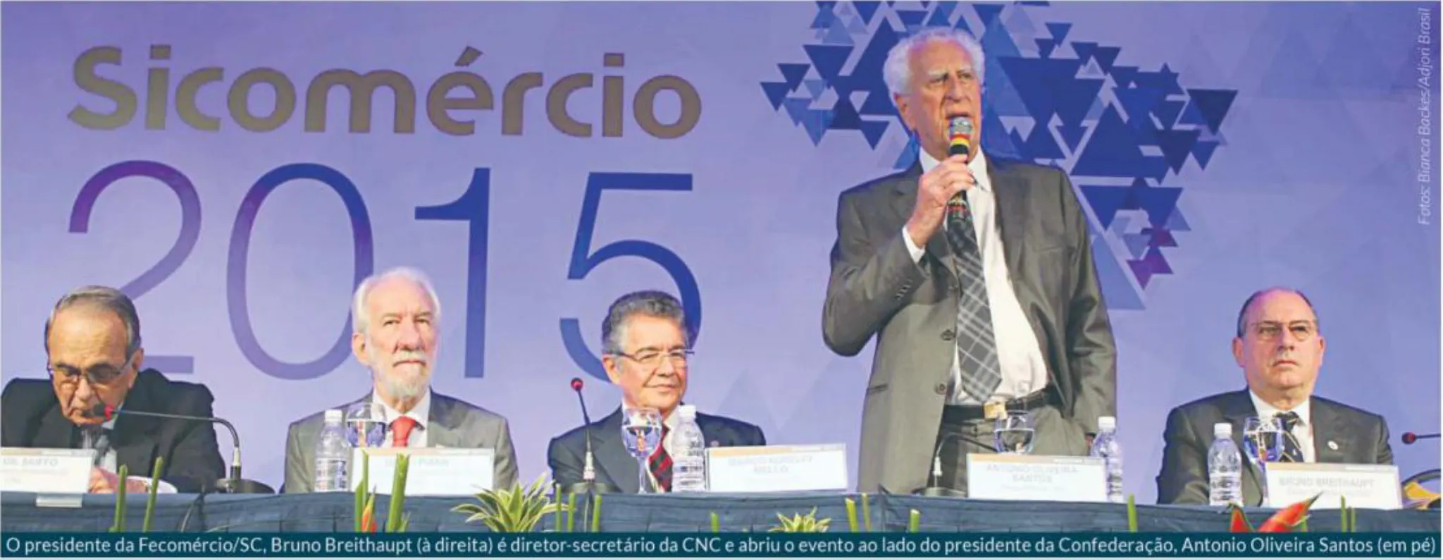 Catarinenses representados no Sicomércio 2015