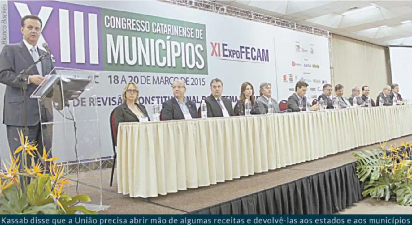 Prefeitos catarinenses unidos pelo novo Pacto Federativo