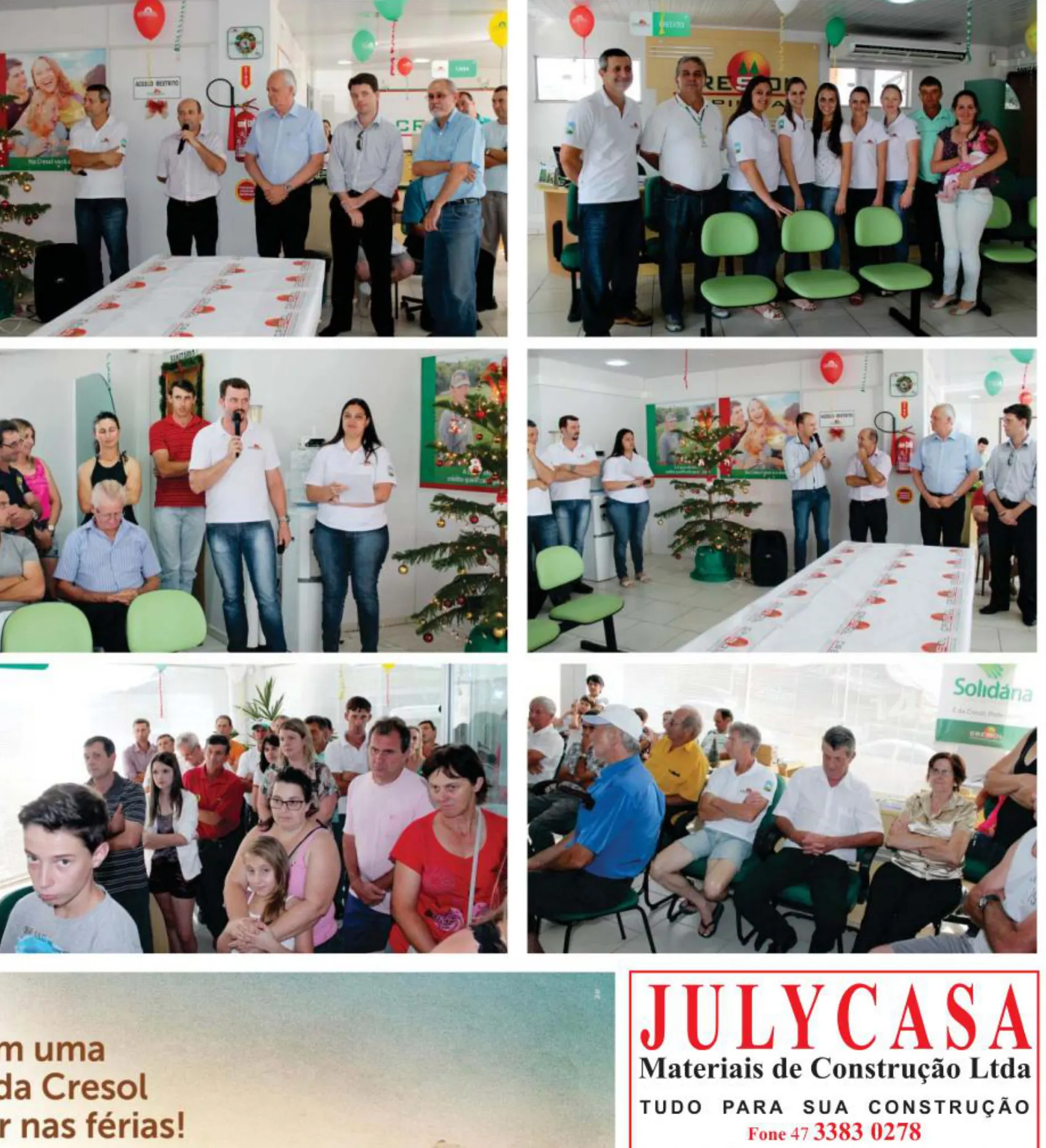 CRESOL Apiúna - 10 anos de atividades