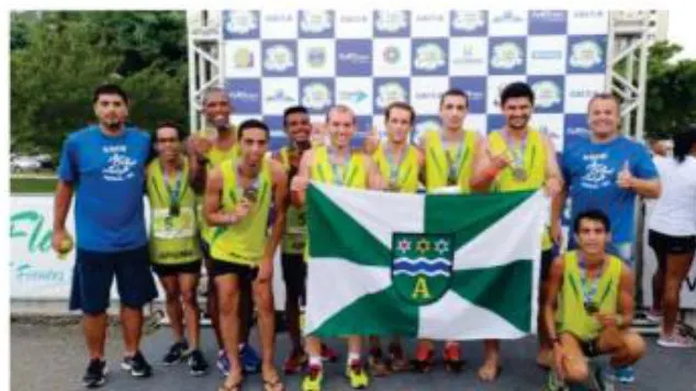 Equipe de atletismo da SME participa do 22o Revezamento Volta à Ilha em Florianópolis