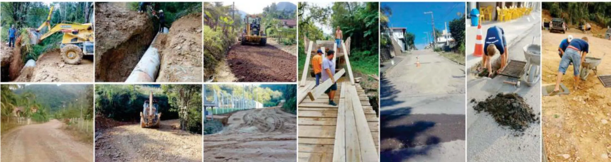 Confira os últimos trabalhos realizados pela Secretaria de Obras de Apiúna