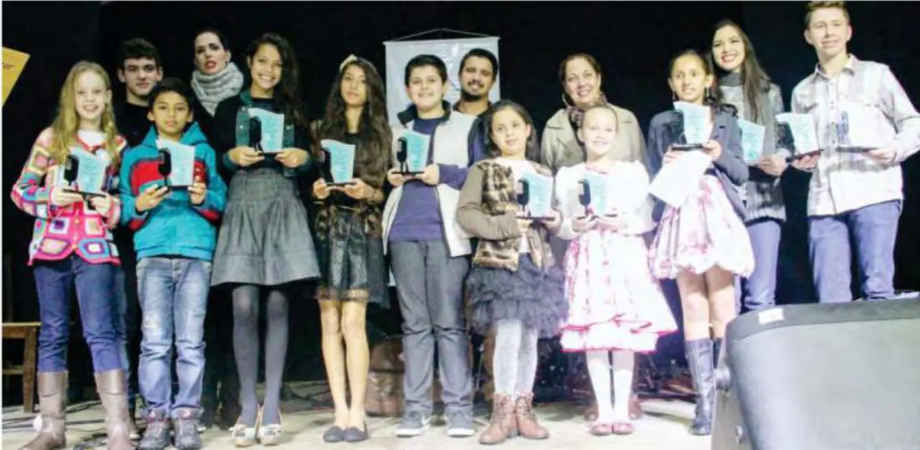 Cantores apiunenses são destaque no Timbó em Canto