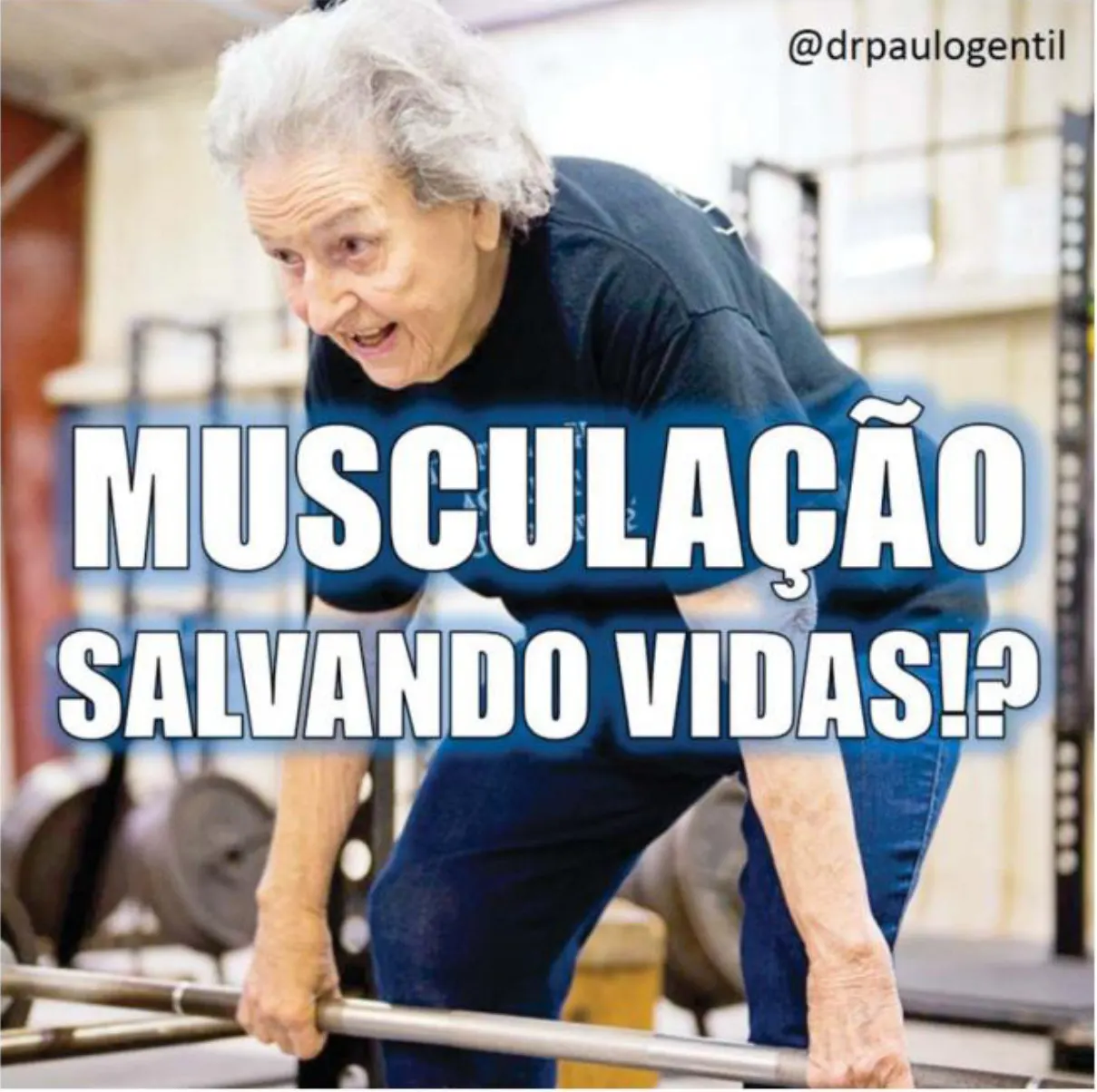 Fazer musculação é essencial para a saúde