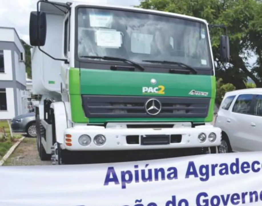 Novas aquisições do município de Apiúna