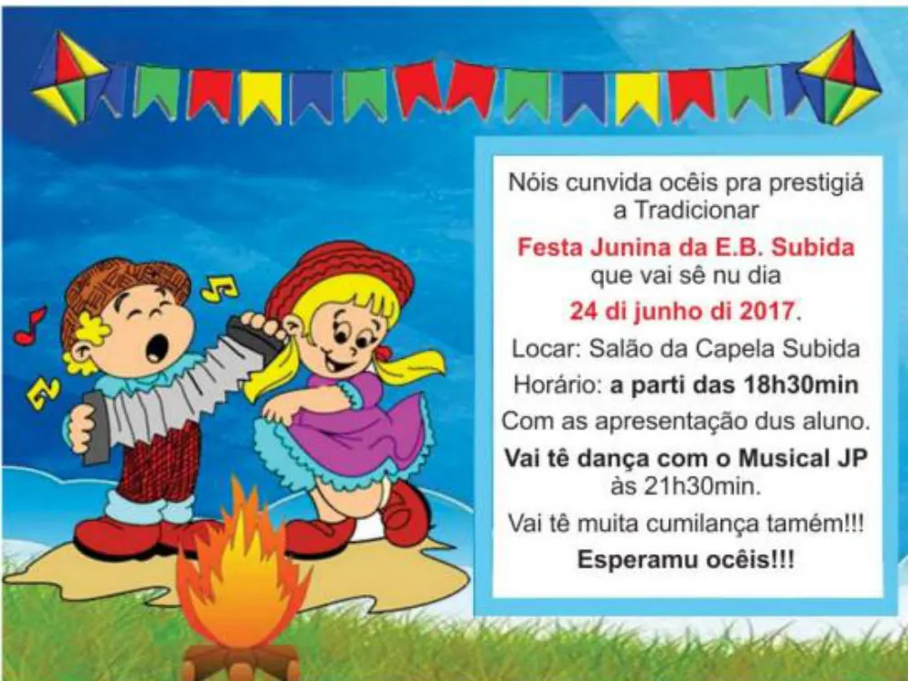 Festa Junina da E.B. Subida
