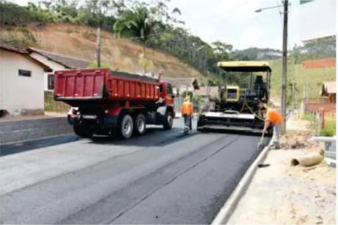 Rua Fortunato Cipriani recebe pavimentação asfáltica