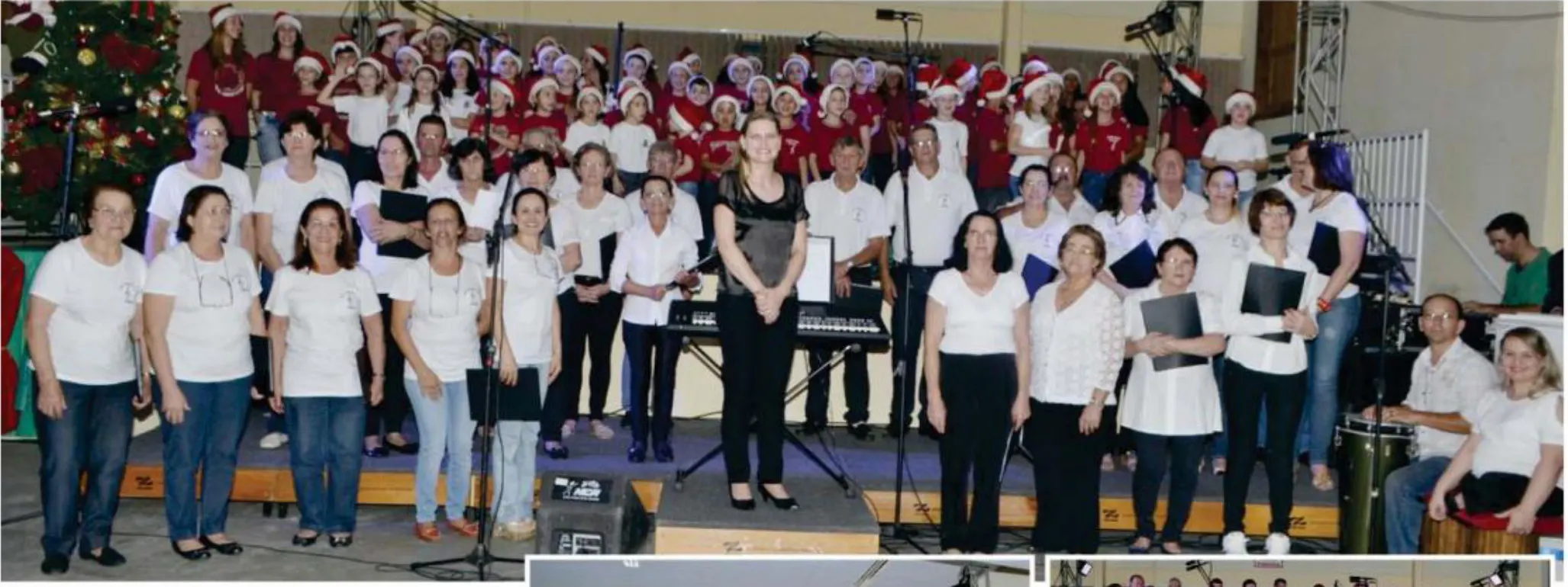 Cantata Natalina encanta o público