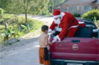 Papai Noel não esquece de ninguém...