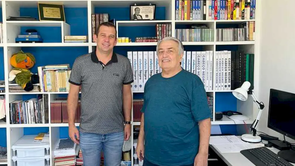 Paulinho visitou nossa redação