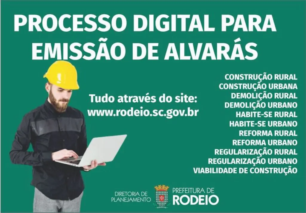 Emissão de Alvarás será digital em Rodeio