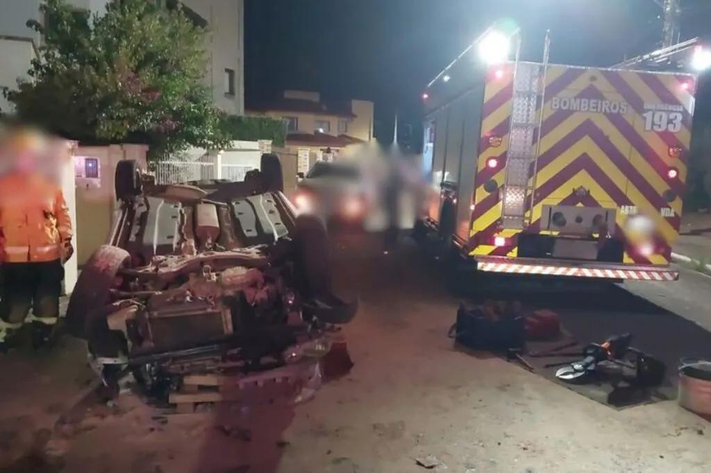 Acidente grave em Videira (SC) mata mulher de 35 anos e fere jovem
