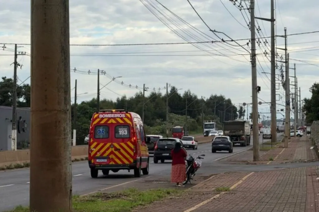 Adolescente é atropelado em acidente em Chapecó a caminho do trabalho