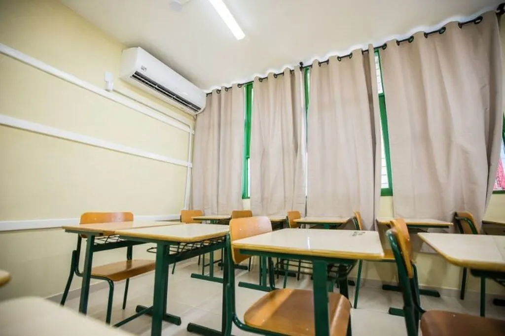 Santa Catarina é o primeiro estado do país com 100% das salas de aula das escolas estaduais com ar-condicionado