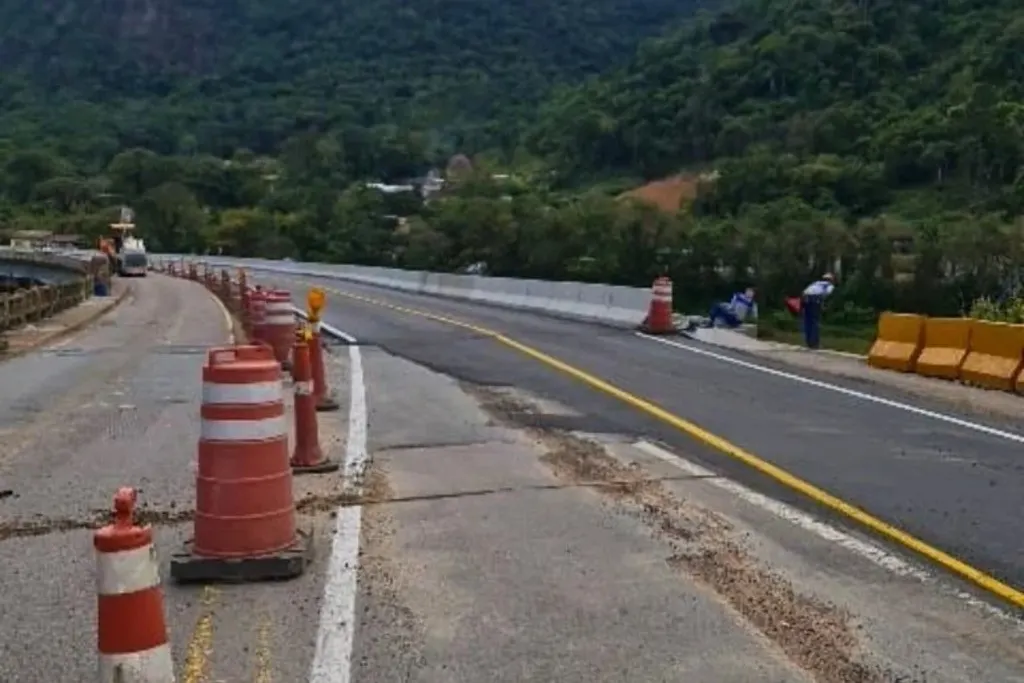 DNIT libera tráfego nos dois sentidos na ponte da BR-470 em Ibirama