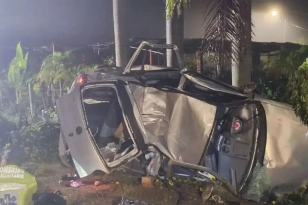 Duas jovens morrem em grave acidente na SC-108 em Braço do Norte