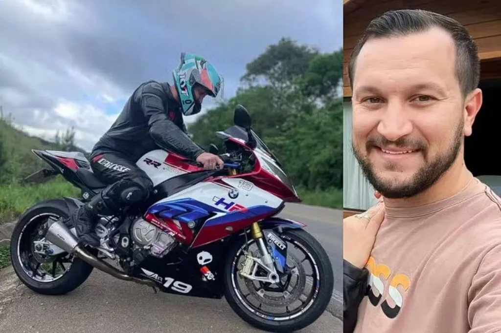 Empresário morre após perder controle de moto e sair da pista em Campos Novos