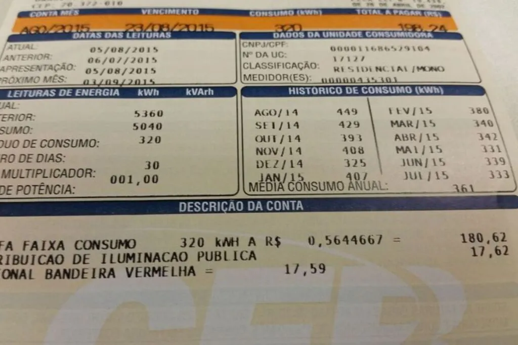 Consumidor pagará menos na conta de luz em janeiro