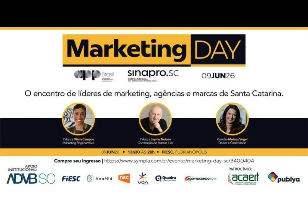 Desconto de 50% para  Associados da ADVB/SC participarem do Marketing Day