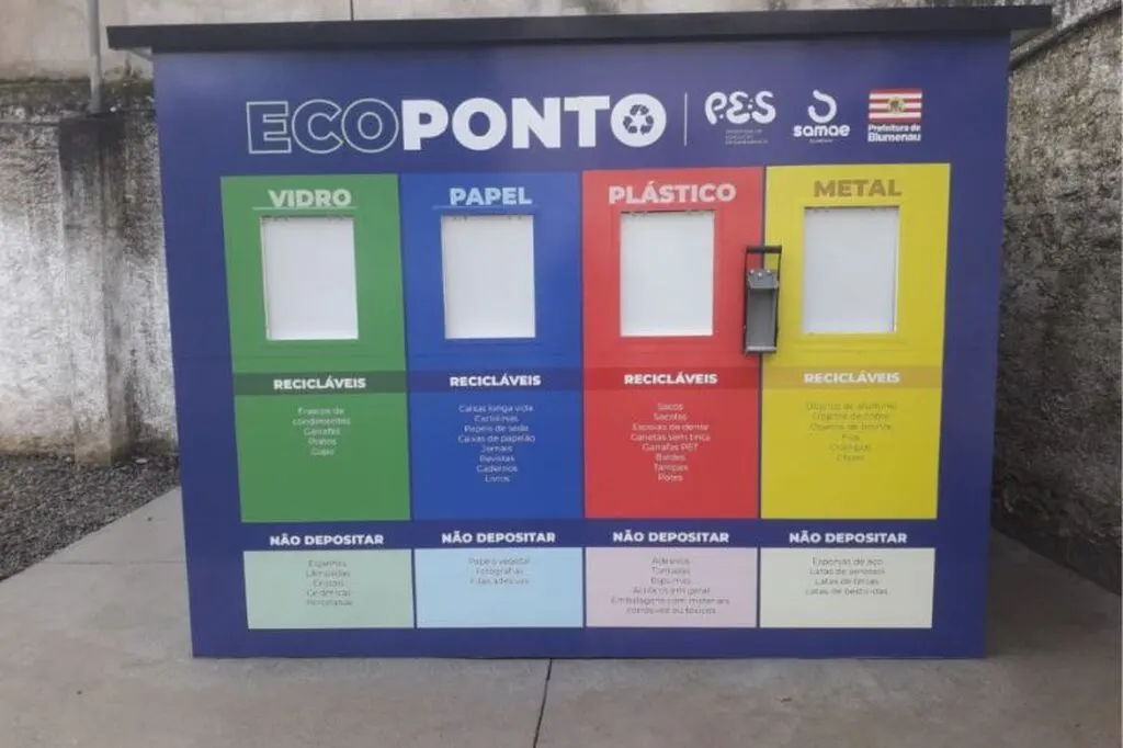Mais 15 escolas e creches de Blumenau ganham ecoponto