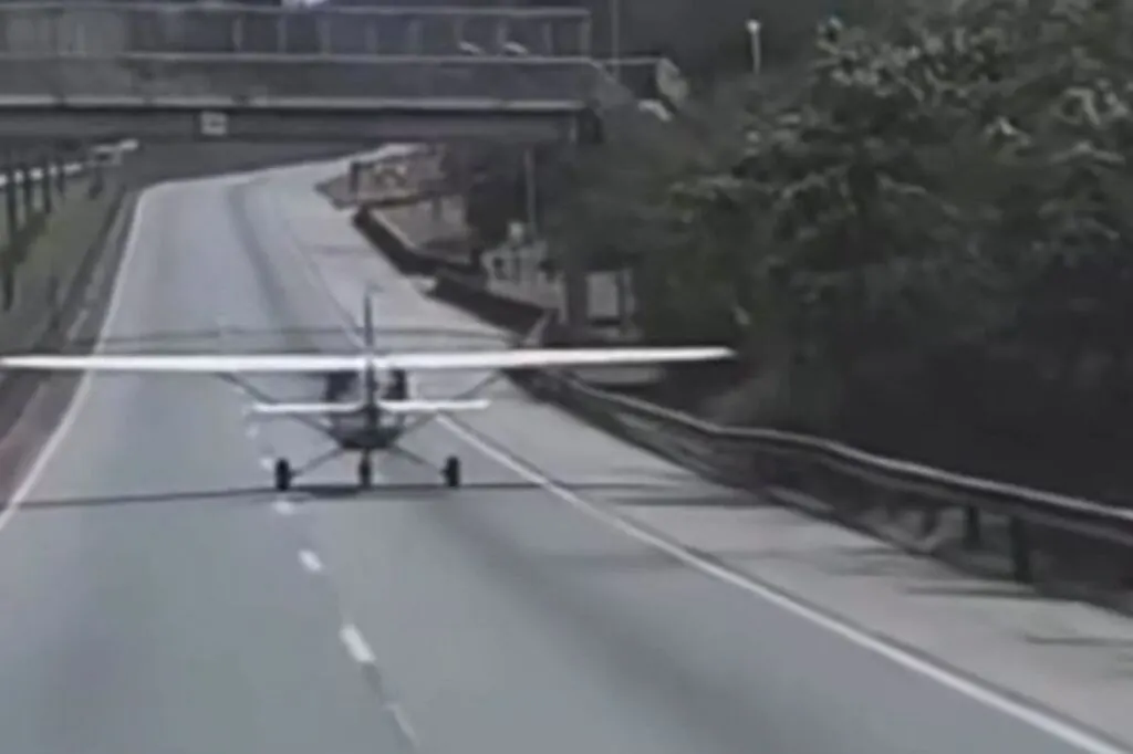 Vídeo mostra pouso de emergência de avião na rodovia Régis Bittencourt em SP