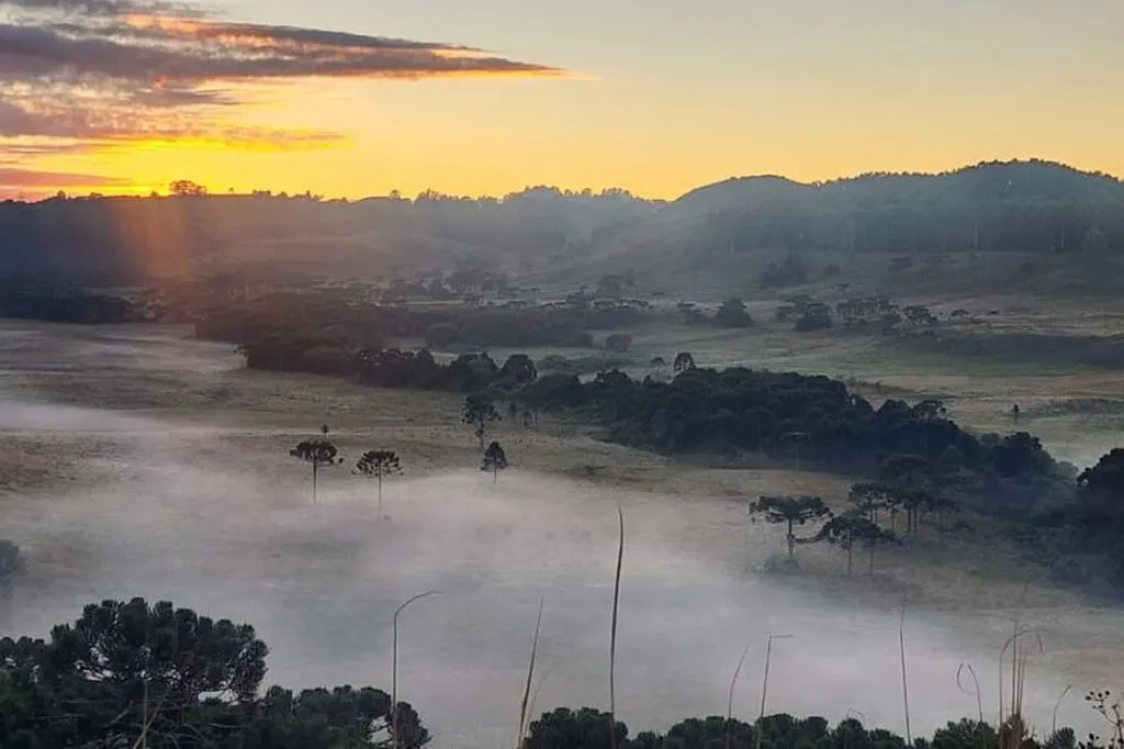 Previsão do tempo em SC para o feriado de Corpus Christi indica frio de 0°C